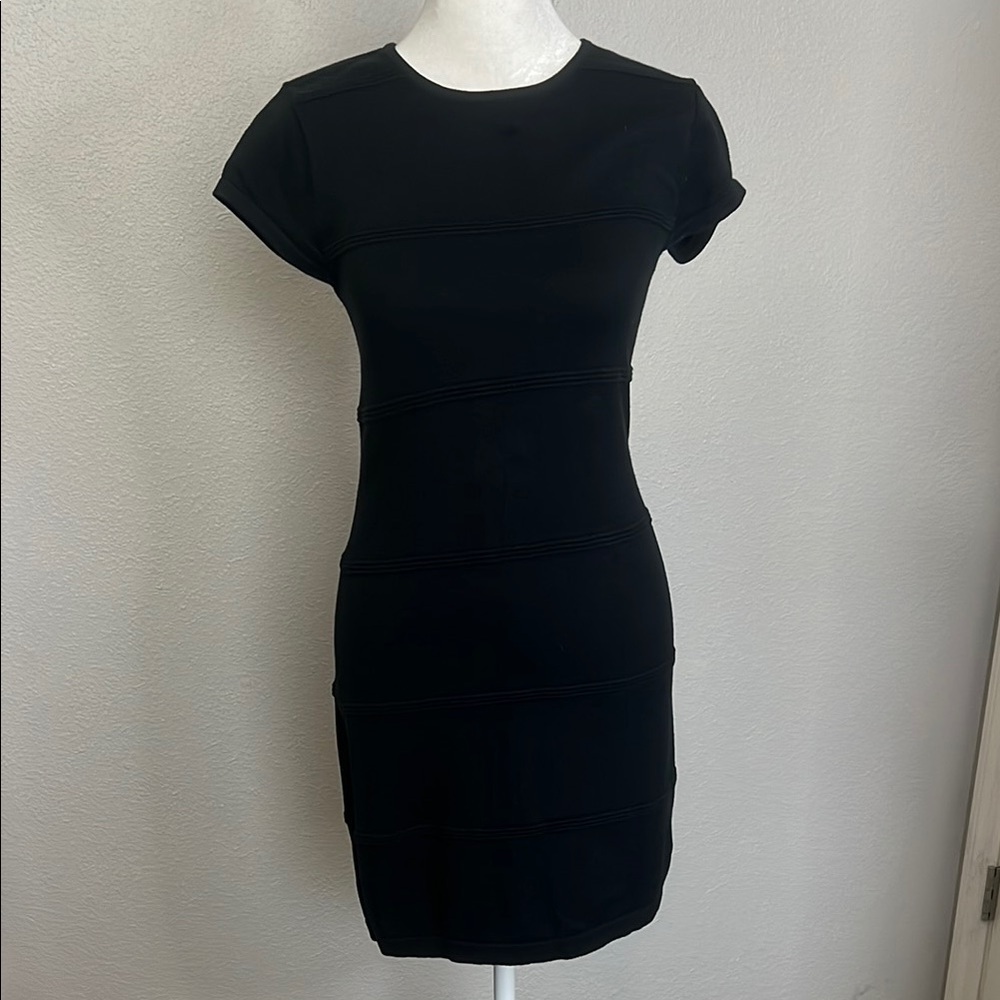 Banana Republic Factory Black Sweater Dress Size XS Petite